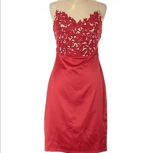 Bebe red dress size 6